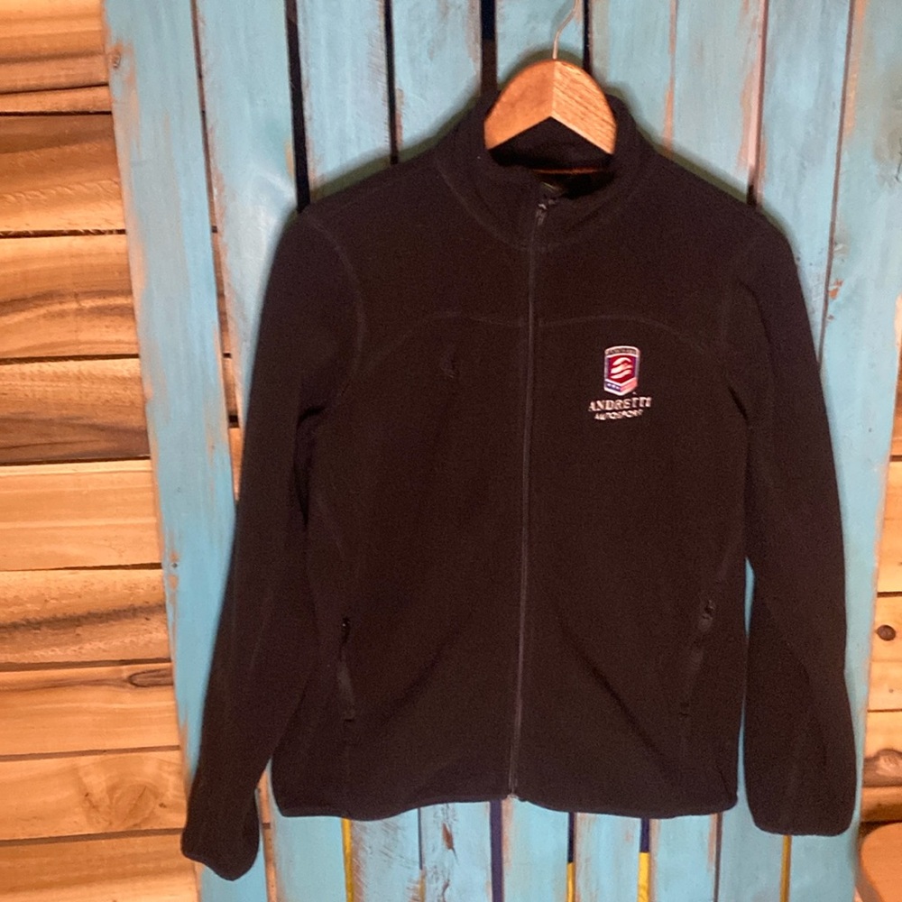Timberland Black Full-Zip Women's Fleece Jacket with Embroidered Logo